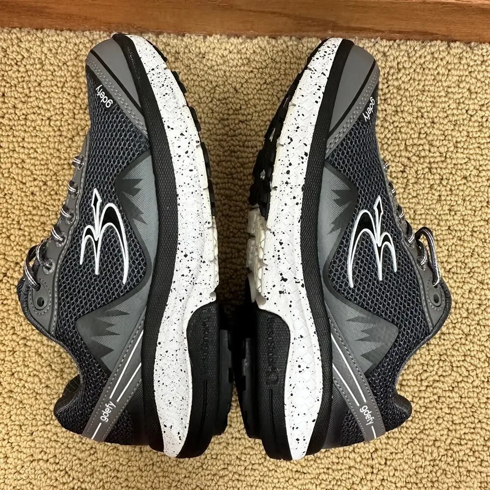 G-DEFY Women's Gray Mighty Walk Shoes 7 Sneaker Comfort Walking Veroshock